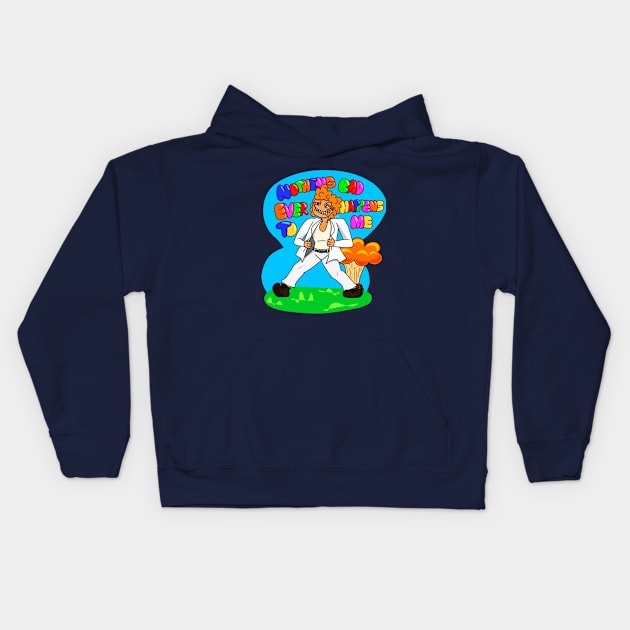 Oingo Boingo Nothing Bad Ever Happens To Me Kids Hoodie by The Cat that Draws